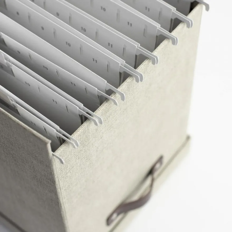 Bigso Box of Sweden - Johan - Filebox, Linen