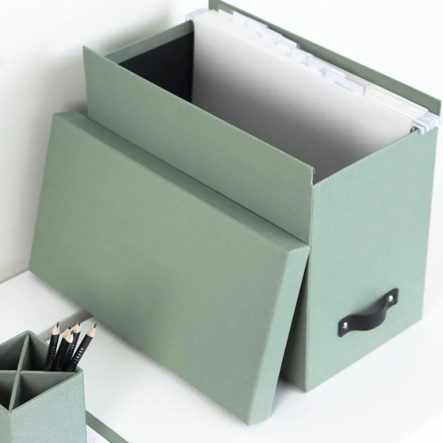 Bigso Box of Sweden - Johan - Filebox, Soft Teal