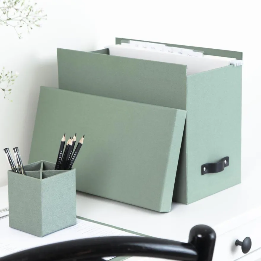 Bigso Box of Sweden - Johan - Filebox, Soft Teal
