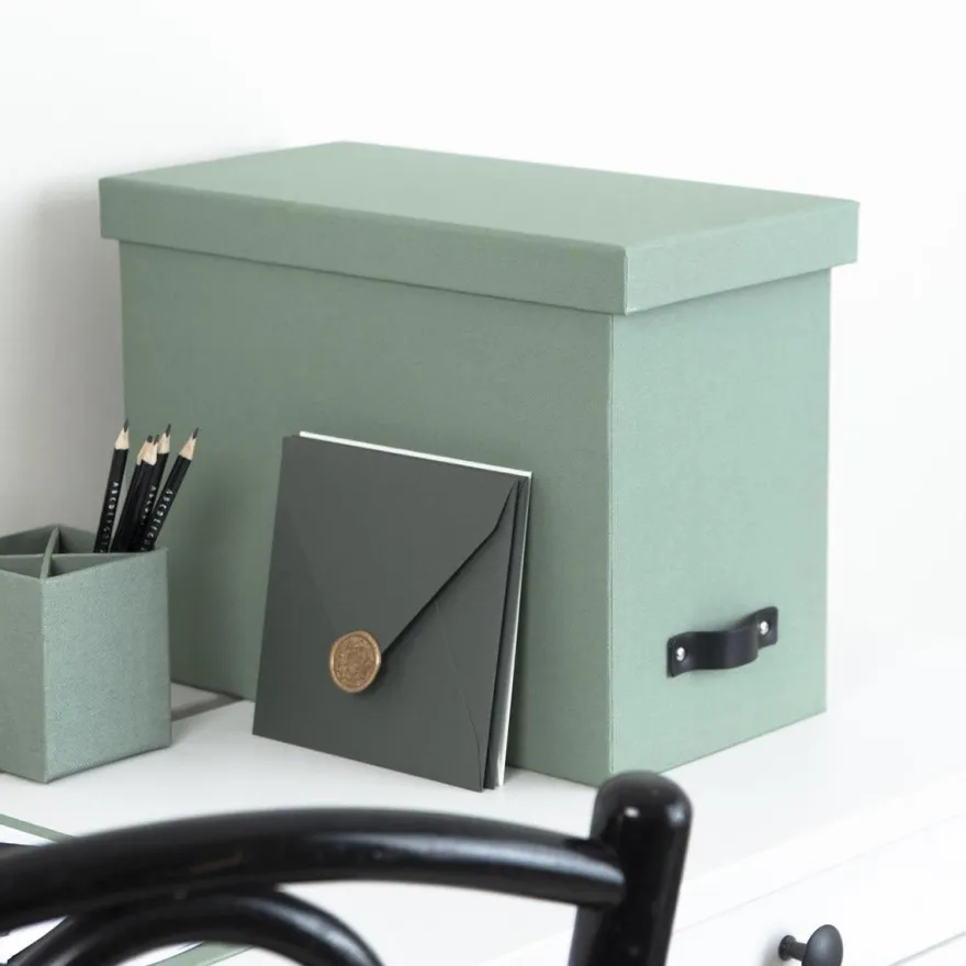 Bigso Box of Sweden - Johan - Filebox, Soft Teal