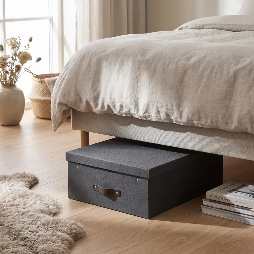 Bigso Box of Sweden - Karolin - "Under bed" kasse, Sort