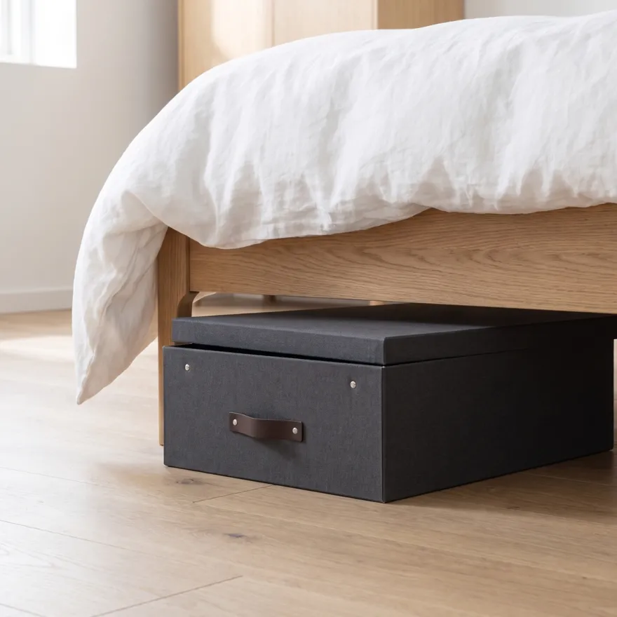 Bigso Box of Sweden - Karolin - "Under bed" kasse, Sort