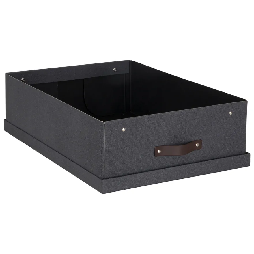 Bigso Box of Sweden - Karolin - "Under bed" kasse, Sort