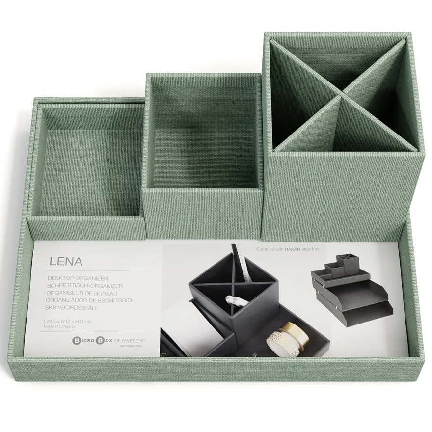 Bigso Box of Sweden - Lena Organizer, Soft Teal