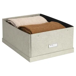 Bigso Box of Sweden - Opbevaringskasse Large - Katrin - Linen