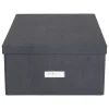 Bigso Box of Sweden - Opbevaringskasse Large - Katrin - Sort