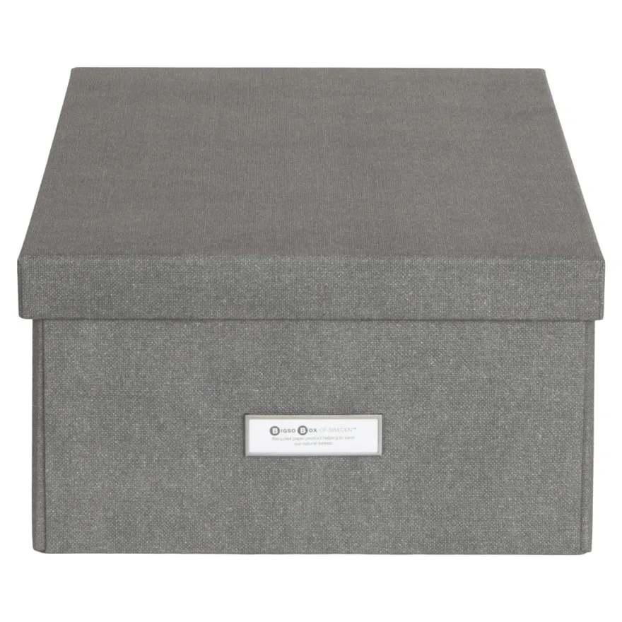 Bigso Box of Sweden - Opbevaringskasse Medium - Katia - Grå