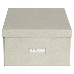 Bigso Box of Sweden - Opbevaringskasse Medium - Katia - Linen
