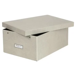 Bigso Box of Sweden - Opbevaringskasse Medium - Katia - Linen