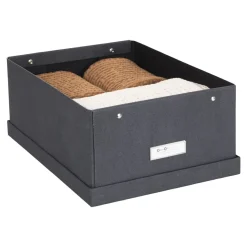 Bigso Box of Sweden - Opbevaringskasse Medium - Katia - Sort