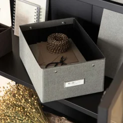 Bigso Box of Sweden - Opbevaringskasse Small - Karin - Grå