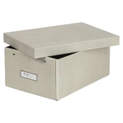 Bigso Box of Sweden - Opbevaringskasse Small - Karin - Linen