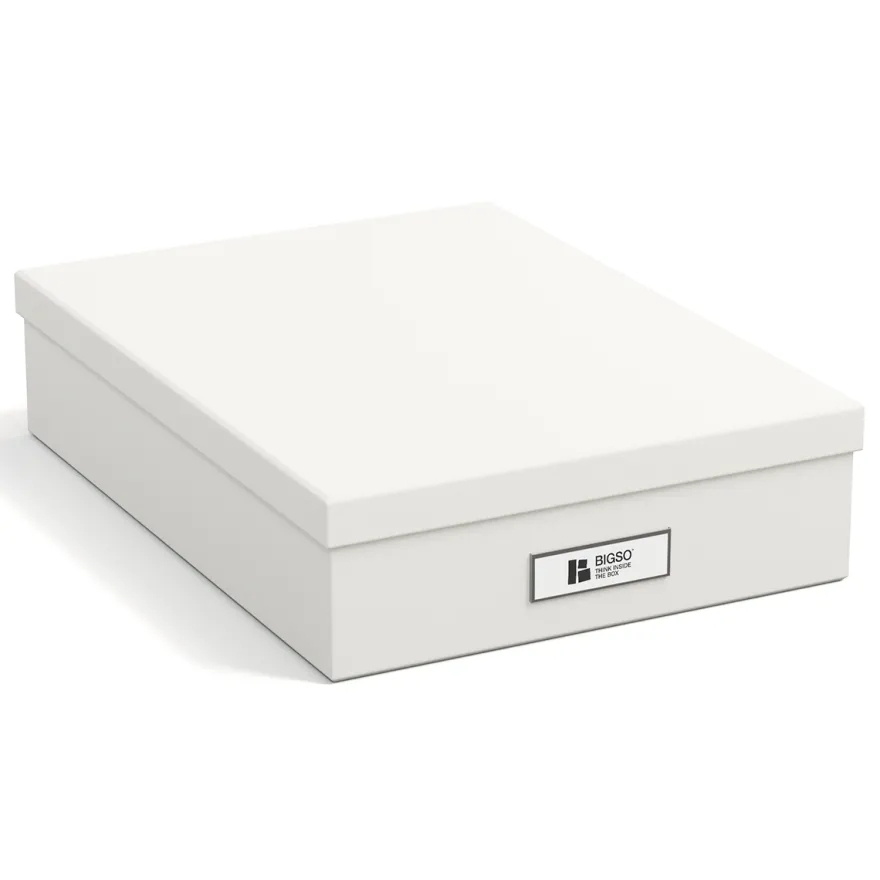 Bigso Box of Sweden - Oskar - Dokumentæske, HVID