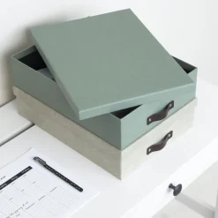 Bigso Box of Sweden - Oskar - Dokumentæske, Linen