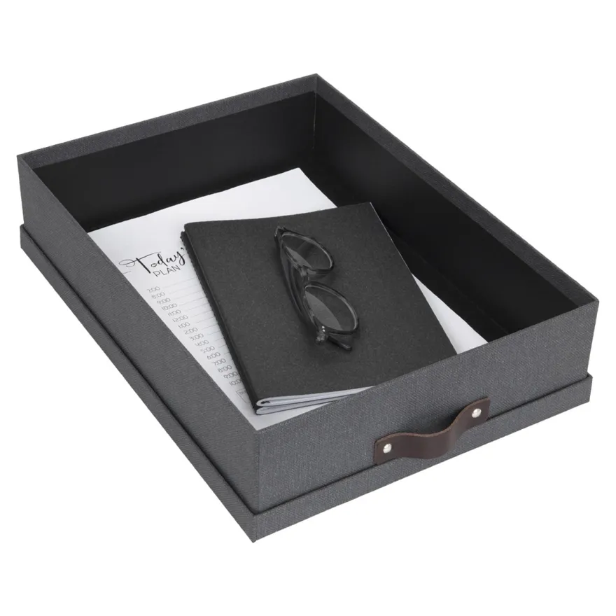 Bigso Box of Sweden - Oskar - Dokumentæske, Sort