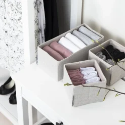 Bigso Box of Sweden - 3 stk. kurve til skuffeopbevaring - Beige