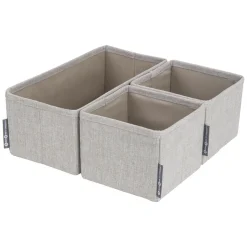 Bigso Box of Sweden - 3 stk. kurve til skuffeopbevaring - Beige