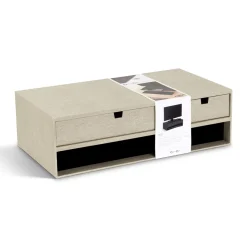 Bigso Box of Sweden - TED Monitor Stand, Linen