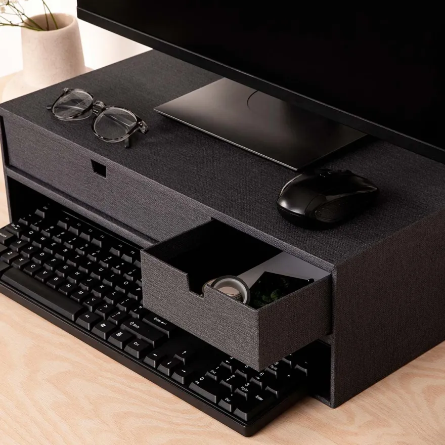 Bigso Box of Sweden - TED Monitor Stand, Sort