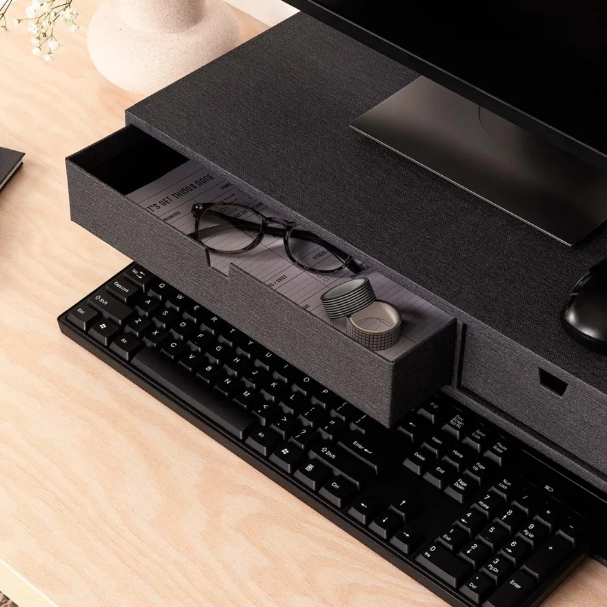 Bigso Box of Sweden - TED Monitor Stand, Sort
