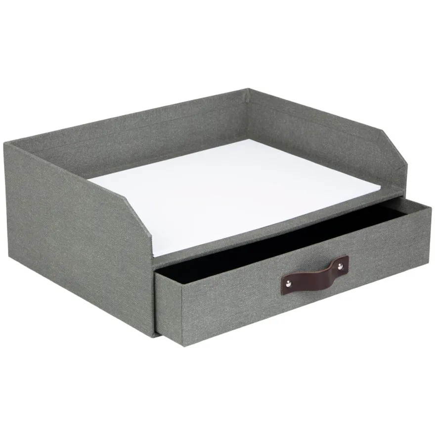 Bigso Box of Sweden - Walter brevbakke, Grå