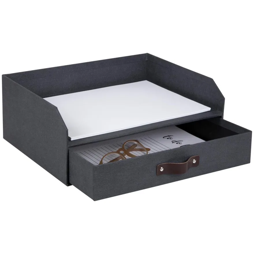 Bigso Box of Sweden - Walter brevbakke, Sort