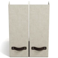 Bigso Box - William - Magasinholder, Linen. Sæt med 2 stk