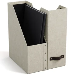 Bigso Box - William - Magasinholder, Linen. Sæt med 2 stk