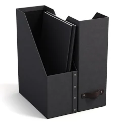 Bigso Box - William - Magasinholder, Sort. Sæt med 2 stk.