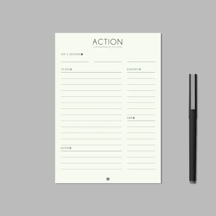 Boxdelux blok A5 - Action - Nordic
