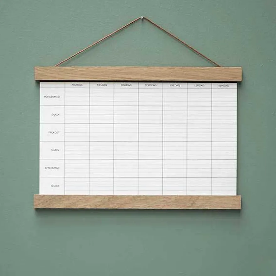 Boxdelux blok A4 - Madplan