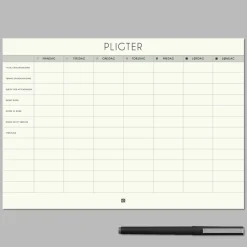 Boxdelux blok A4 - Mine pligter - Nordic