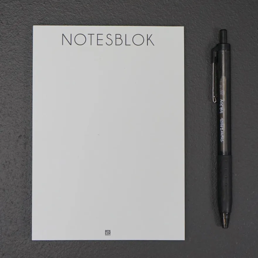 Boxdelux blok A6 - Min notesblok - Nordic