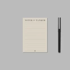 Boxdelux blok A6 - Min notesblok - Colorcode, Beige