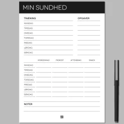 Boxdelux blok A4 - Min Sundhed