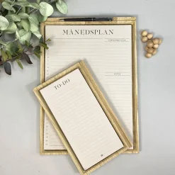 Boxdelux blok A4 - Månedsplan - Colorcode, beige