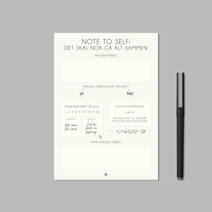 Boxdelux blok A5 - Note To Self