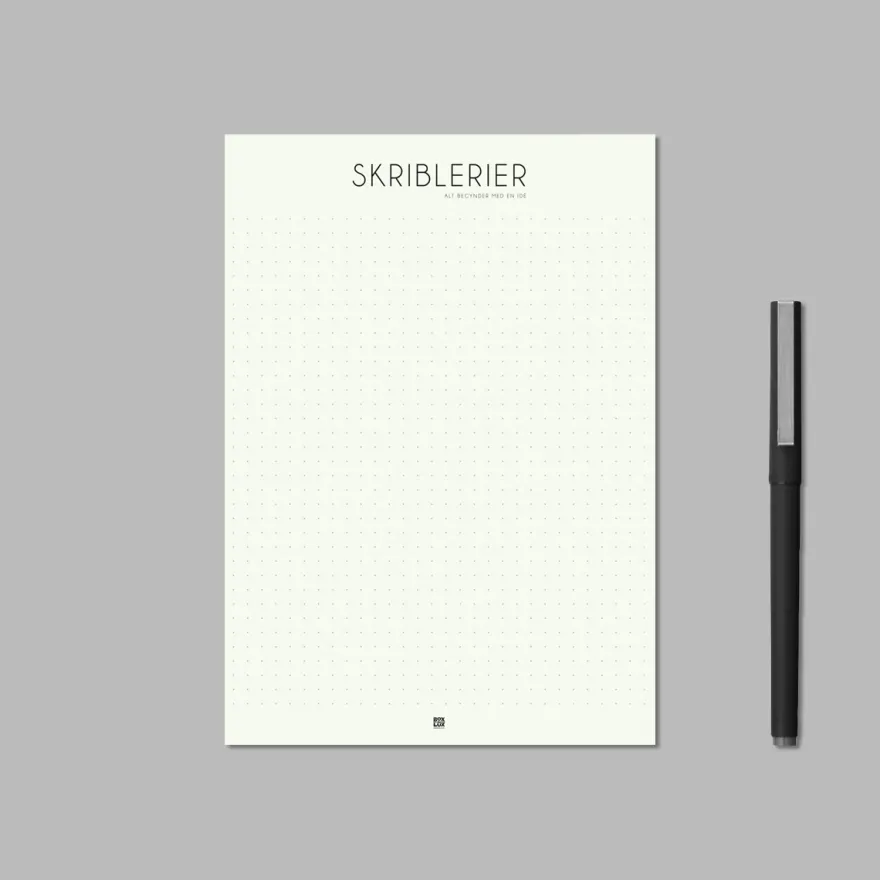 Boxdelux blok A5 - Skriblerier - Nordic