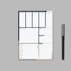 Boxdelux blok A5 - Ugeplan - Artwerk