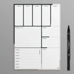 Boxdelux blok A5 - Ugeplan - Artwerk