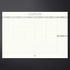 Boxdelux blok A4 - Ugeplan - Nordic