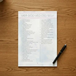 Boxdelux blok A4 - Vær god ved dig selv