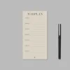 Boxdelux blok M65 - Madplan - Colorcode, beige