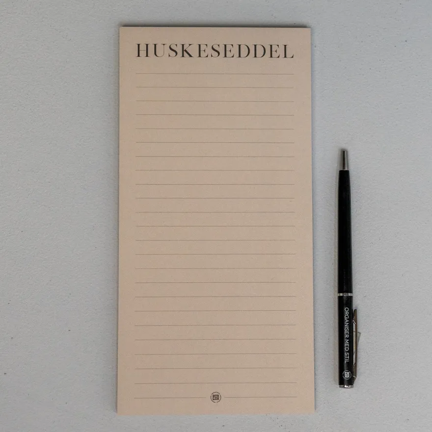Boxdelux blok M65 - Min Huskeseddel - Colorcode, Beige
