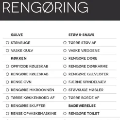 Boxdelux blok M65 - Rengøring