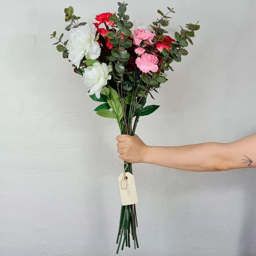 Buket af kunstige blomster - Alexis