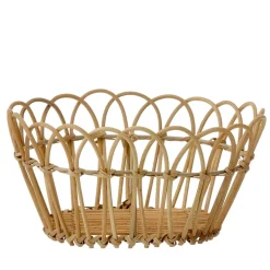 Bungalow brødkurv i Rattan - 23cm, Tall
