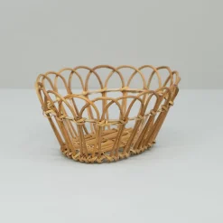 Bungalow brødkurv i Rattan - 23cm, Tall