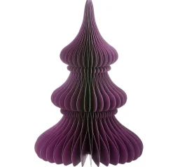 Bungalow Honeycomb julepynt - Juletræ Noble - 30 cm. Plum