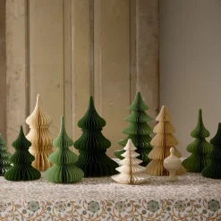 Bungalow Honeycomb julepynt - Juletræ Spruce - 24 cm. Ming